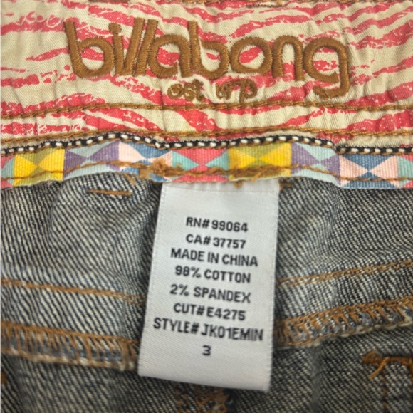Billabong Women's Dark Denim Micro Mini Skirt - Picture 7 of 14